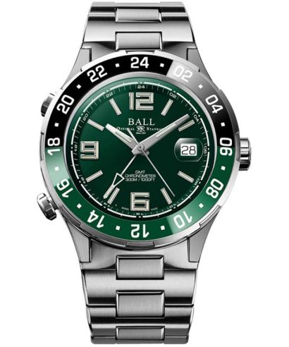 Reloj para hombres Ball Roadmaster Pilot GMT Automatic Titanium Chronograph
