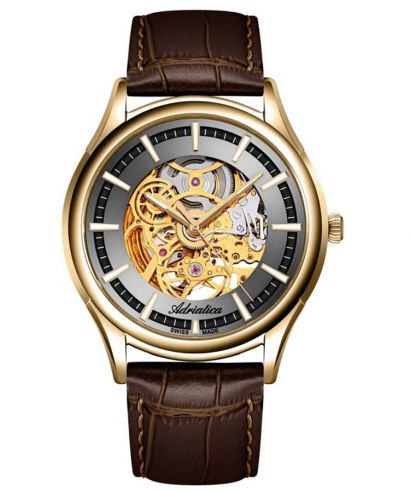 Reloj para hombres Adriatica Classic Skeleton Automatic