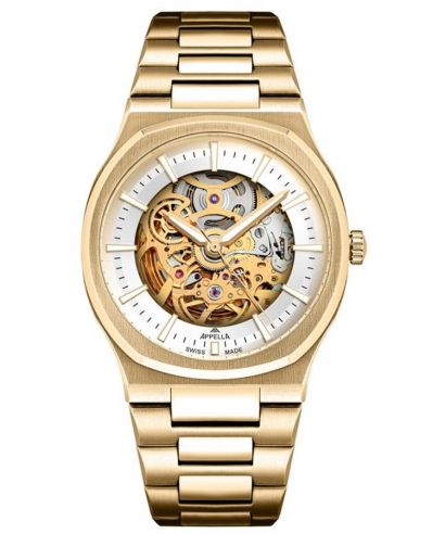 Reloj para hombres Appella Classic Skeleton Automatic