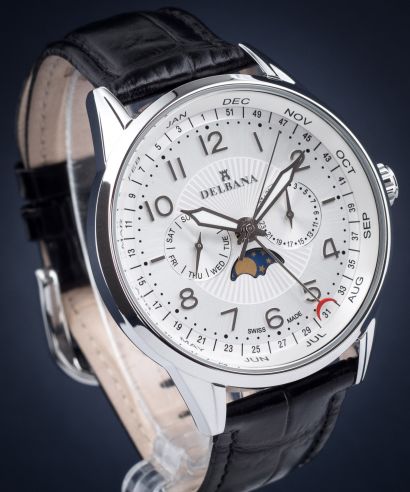 Reloj para hombres Delbana Retro Moonphase