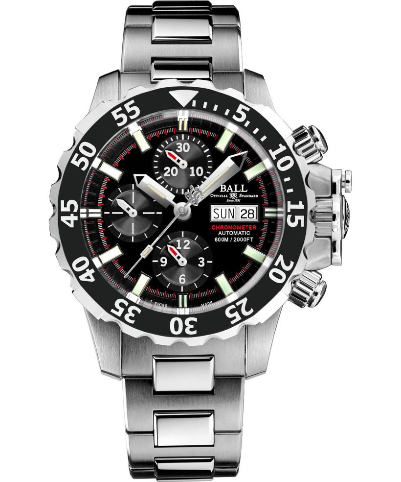 Reloj para hombres Ball Engineer Hydrocarbon NEDU Chronometer Automatic Titanium Chronograph