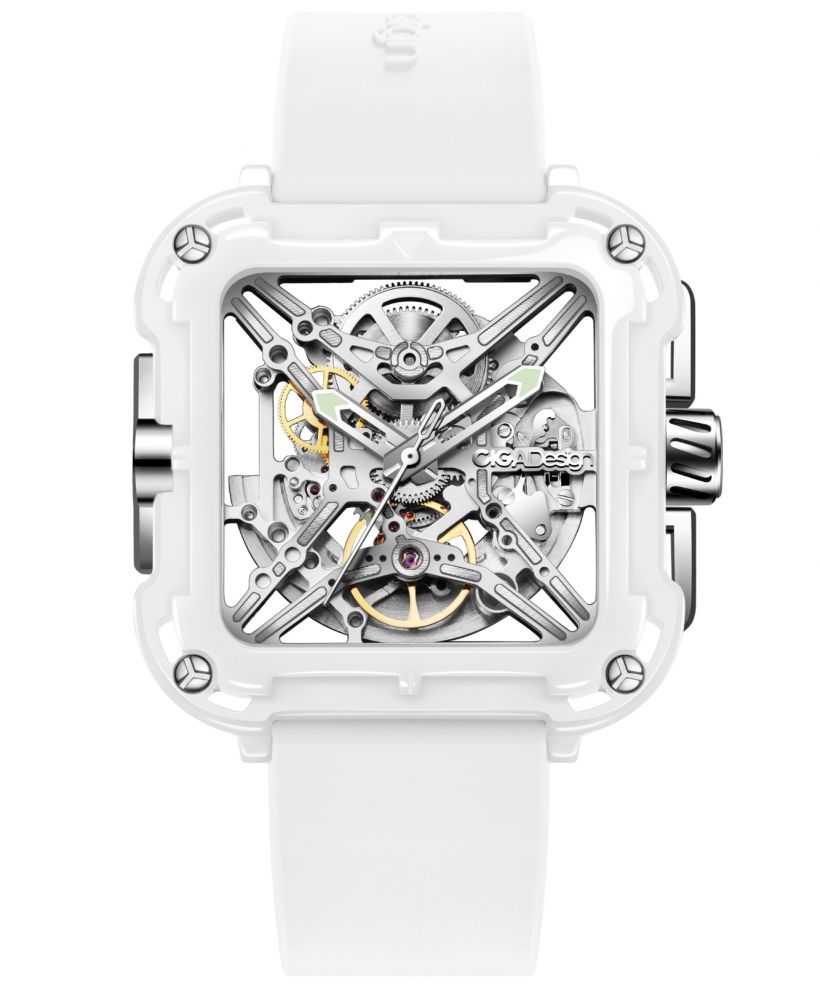 Reloj para mujeres Ciga Design X Series Ceramic Skeleton