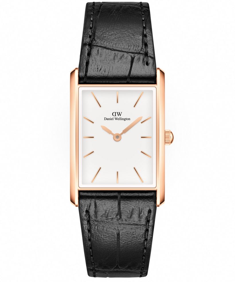 Reloj para mujeres Daniel Wellington Bound Black Crocodile Rose Gold 24