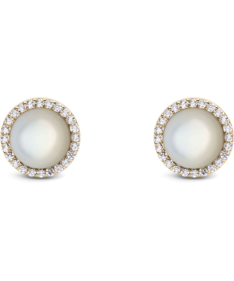 Pendientes Daniel Wellington Audrey Mother of Pearl Gold