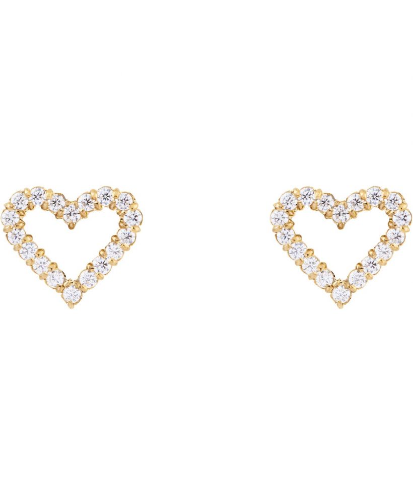 Pendientes Daniel Wellington Mirelle Heart Gold