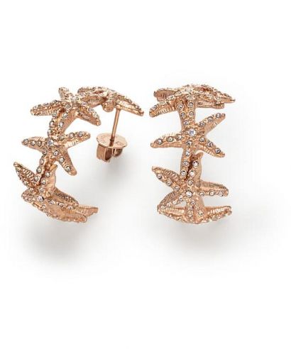 Pendientes Paul Hewitt Sea Star Creole Earing Rose Gold