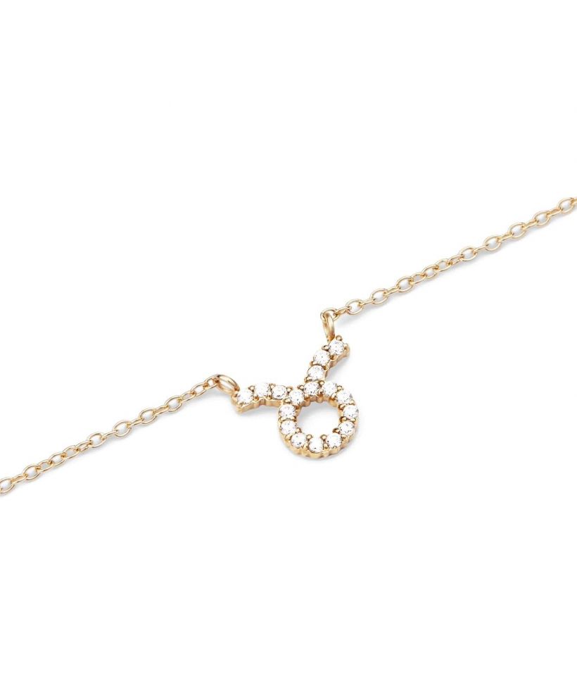 Collar Daniel Wellington Crystal Zodiac Chain Gold Taurus