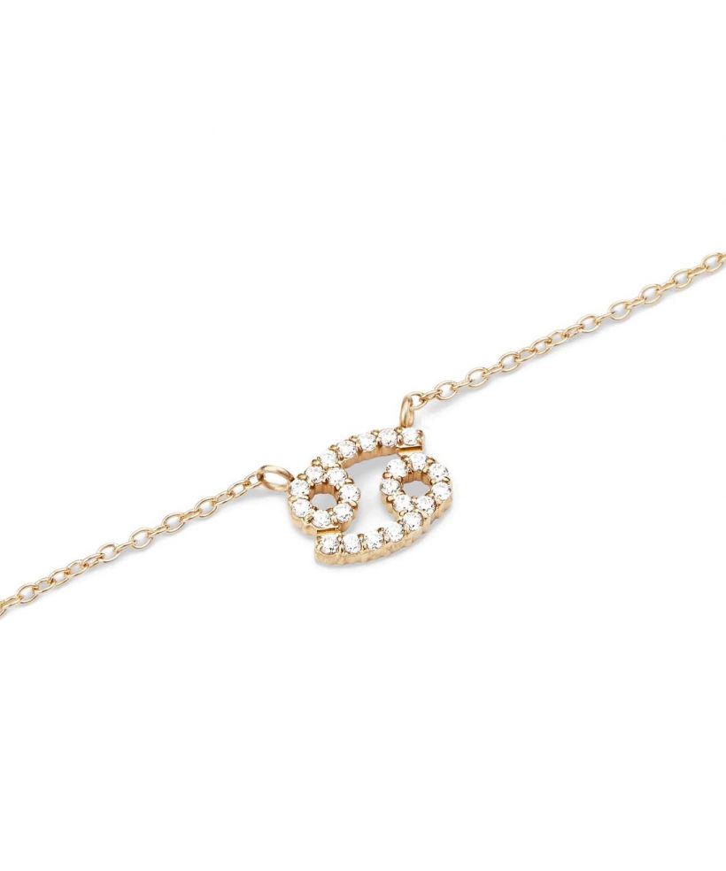 Collar Daniel Wellington Crystal Zodiac Chain Gold Cancer