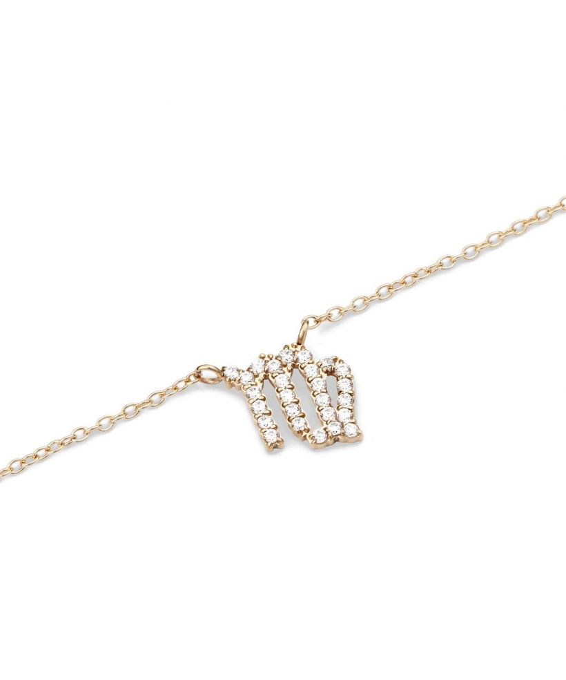 Collar Daniel Wellington Crystal Zodiac Chain Gold Virgo
