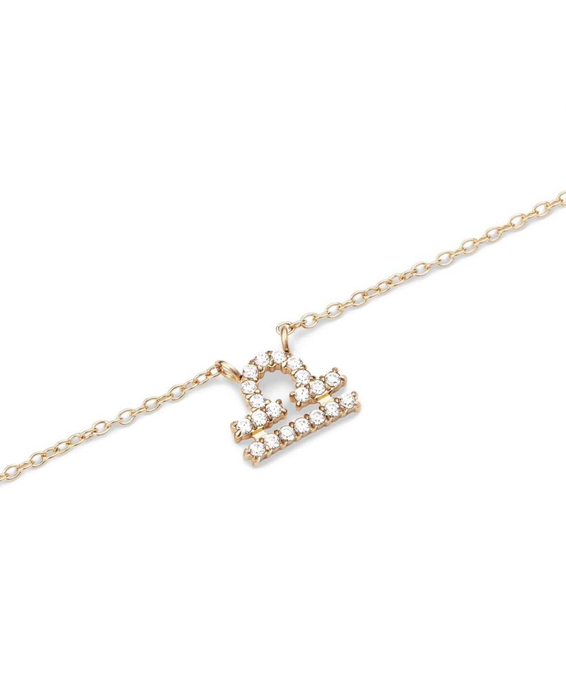 Collar Daniel Wellington Crystal Zodiac Chain Gold Libra