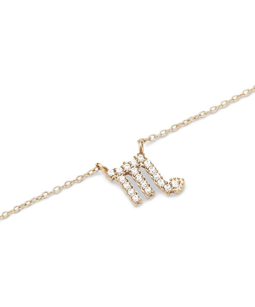 Collar Daniel Wellington Crystal Zodiac Chain Gold Scorpio