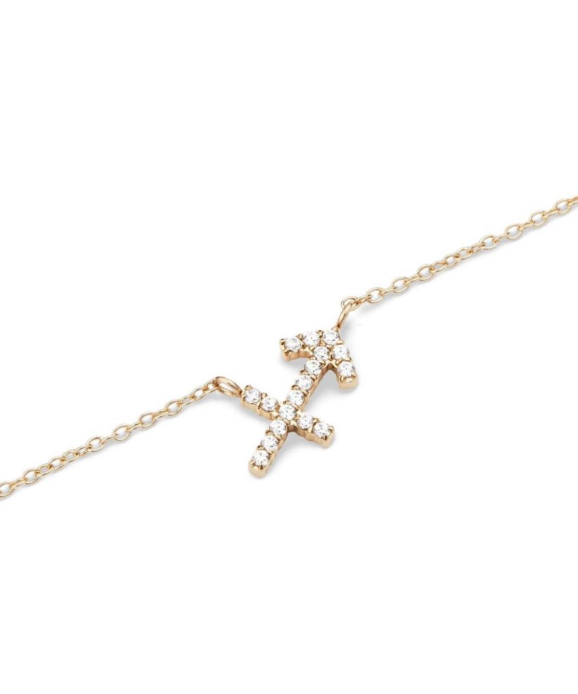 Collar Daniel Wellington Crystal Zodiac Chain Gold Sagittarius