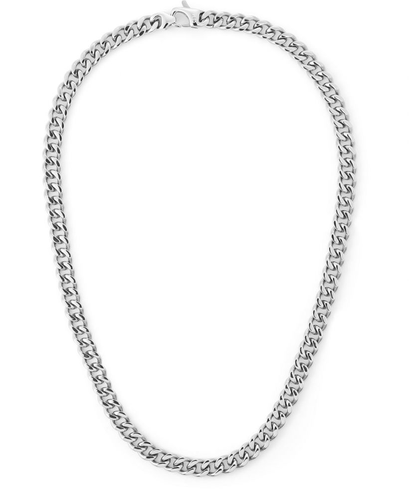 Collar Daniel Wellington Ellipse Cuban Chain Silver