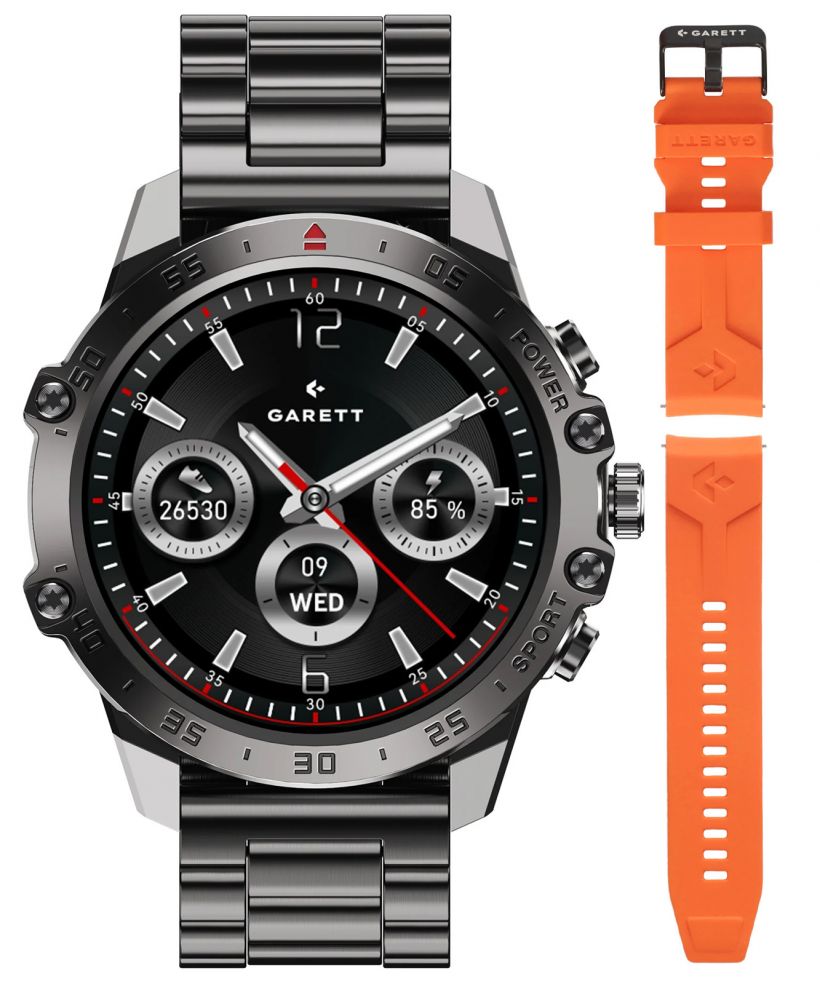Smartwatch para hombres Garett V14 Negro SET