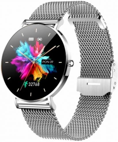 Smartwatch para hombres Manta Alexa Silver SET