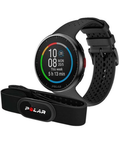 Reloj Deportivo unisex Polar Pacer Pro Carbon Grey SET