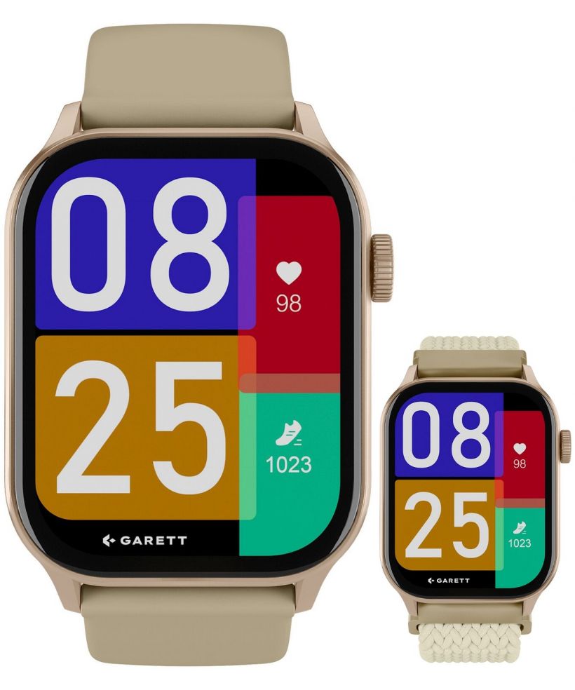 Smartwatch unisex Garett Activity 3 Oro SET