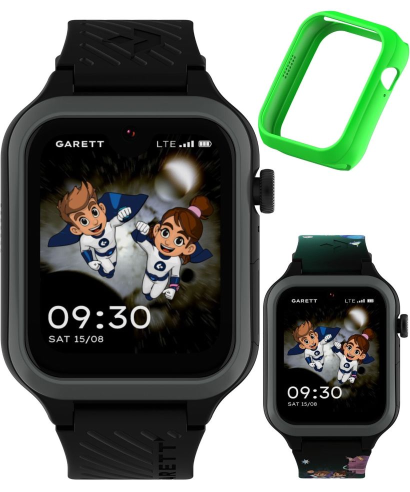 Smartwatch para niños Garett Kids Essa Go 2 AI 4G Negro