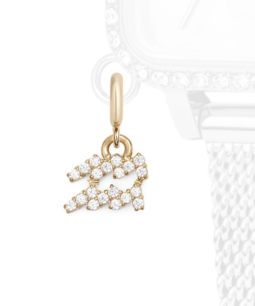 Colgante Daniel Wellington Charm Gold Aquarius