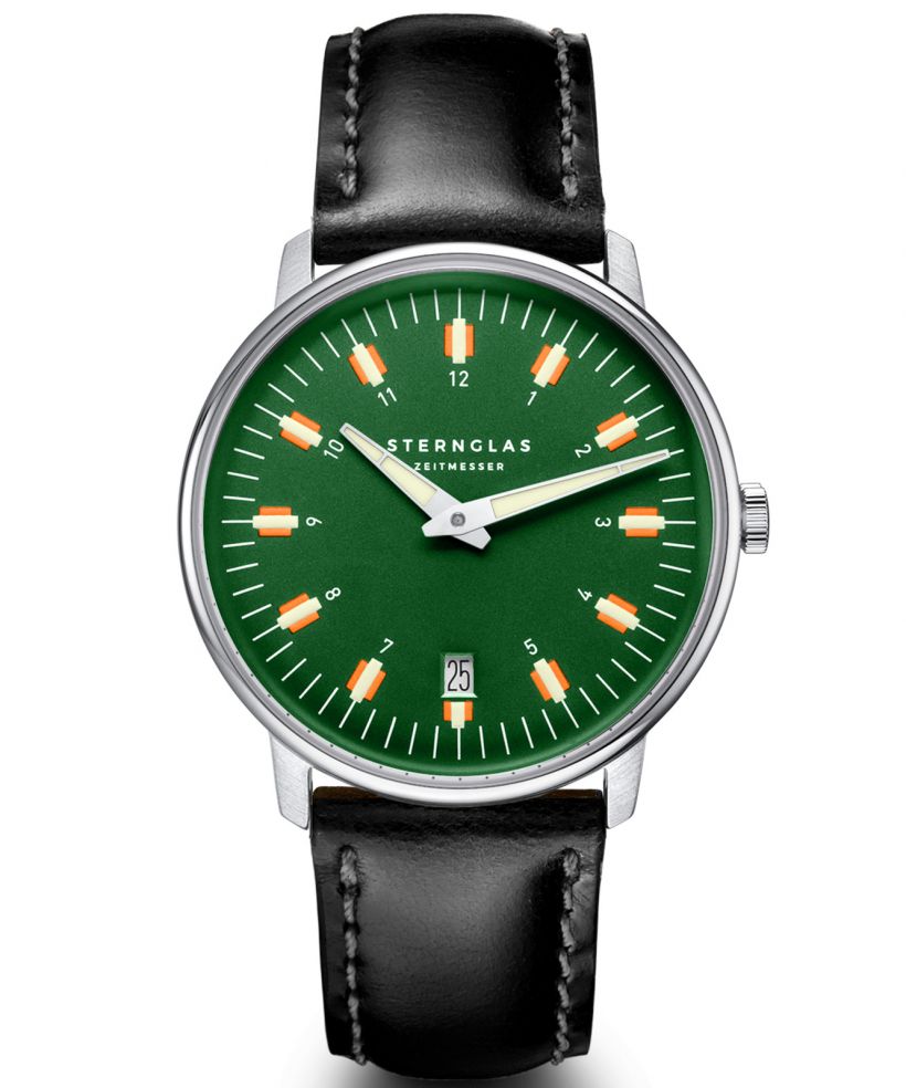 Reloj para hombres Sternglas Egor Green Silver