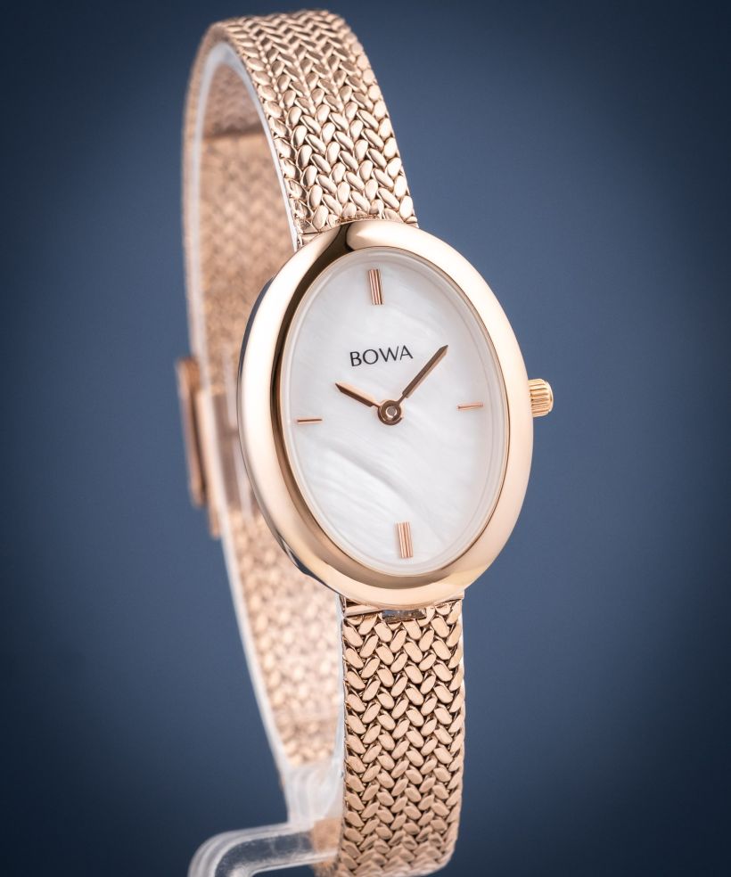 Reloj para mujeres BOWA Oslo Pearl Rose-Gold Mesh 23