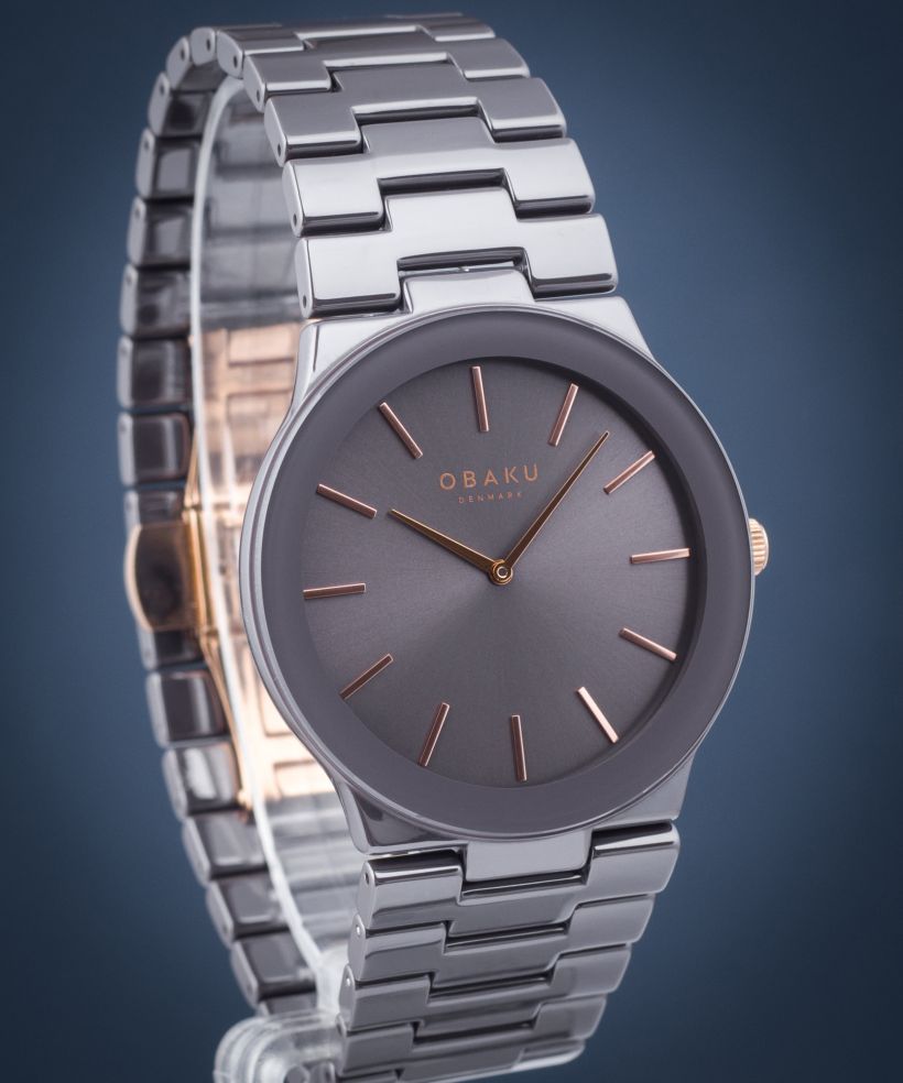 Reloj para hombres Obaku Svale Graphite