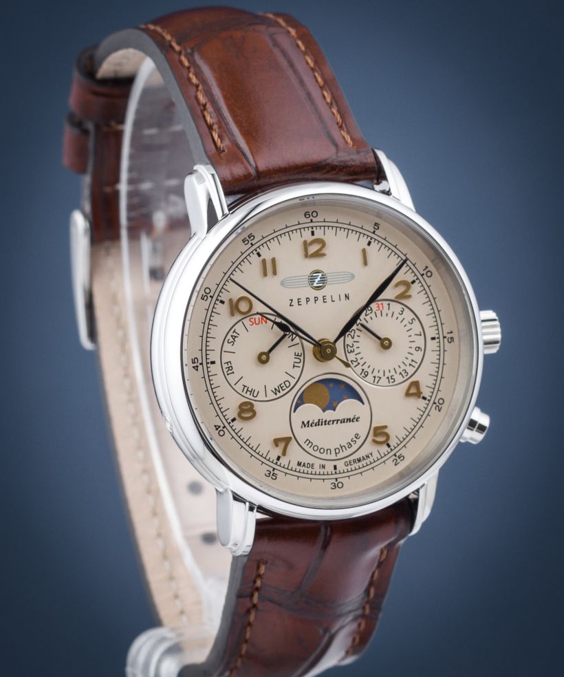Reloj para mujeres Zeppelin Mediterranee Moonphase Lady