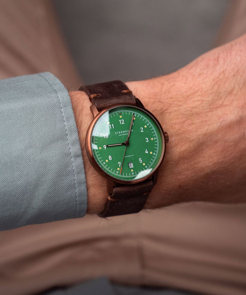 Reloj para hombres Sternglas Lumatik Automatic Edition Bronze