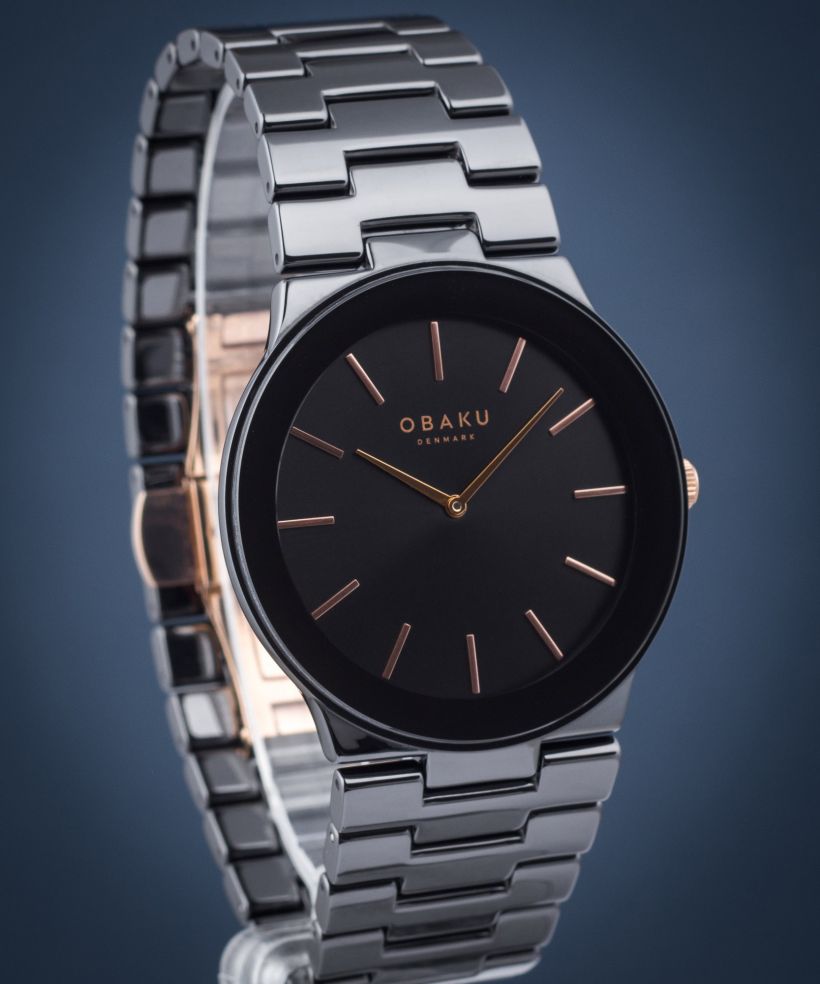 Reloj para hombres Obaku Svale Dark