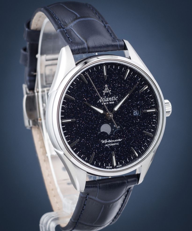 Reloj para hombres Atlantic Worldmaster Nightsky Moonphase Automatic