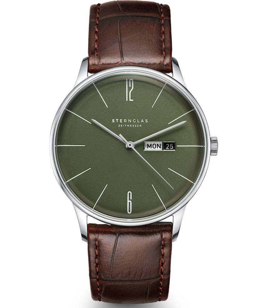 Reloj para hombres Sternglas Berlin Olive Green