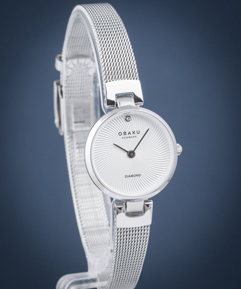 Reloj para mujeres Obaku Diamant Petite Steel