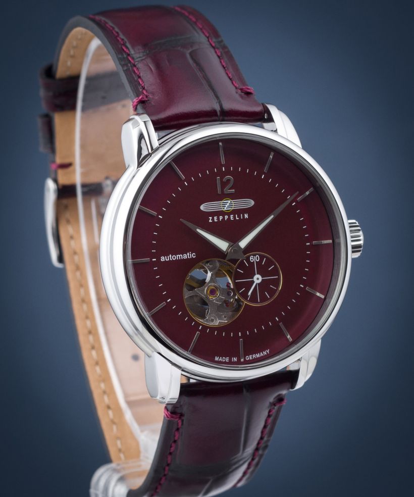 Reloj para hombres Zeppelin LZ120 Open Heart Automatic