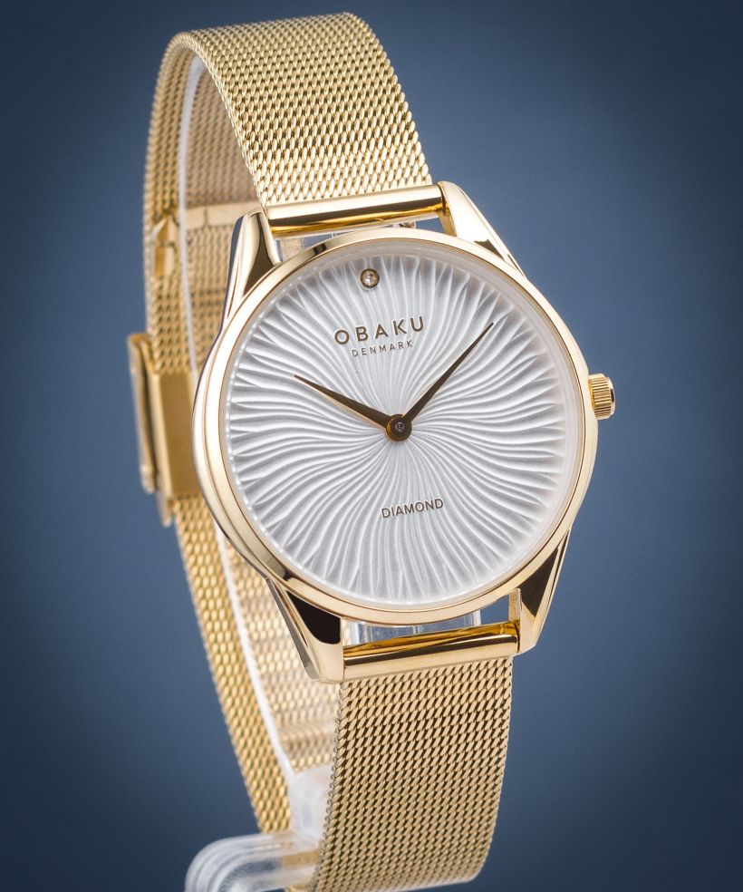 Reloj para mujeres Obaku Smykke Gold