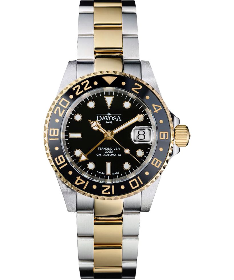 Reloj para hombres Davosa Ternos Ceramic GMT WaveSI Automatic