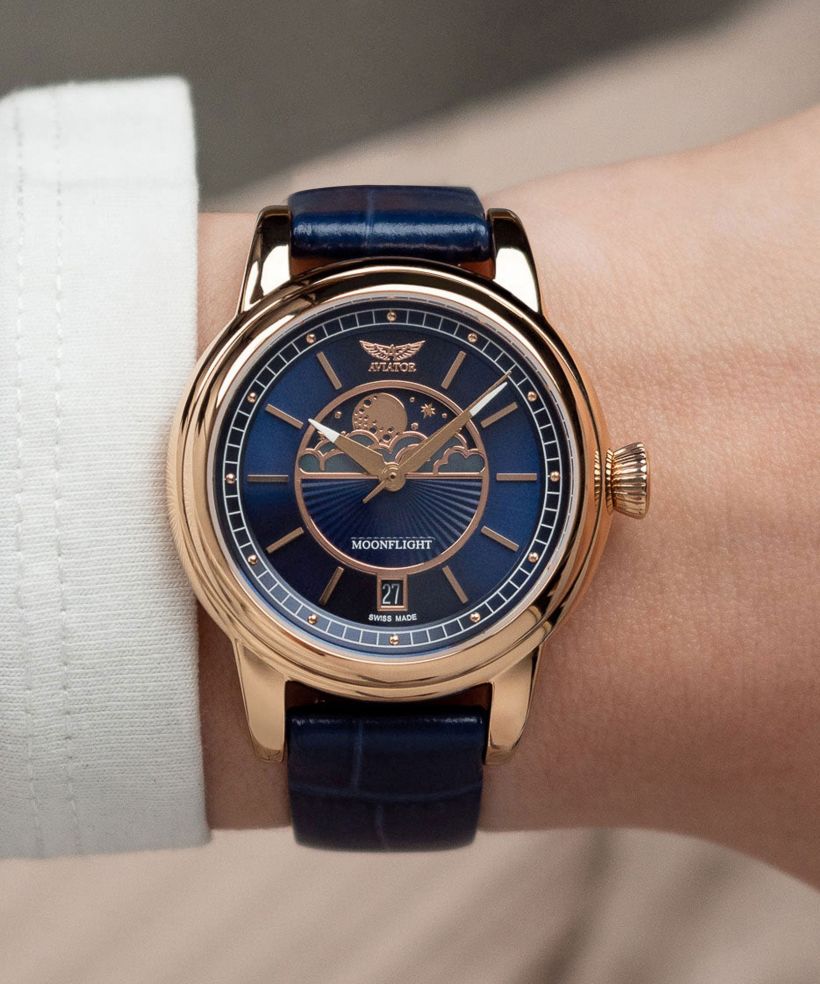 Reloj para mujeres Aviator Moonflight