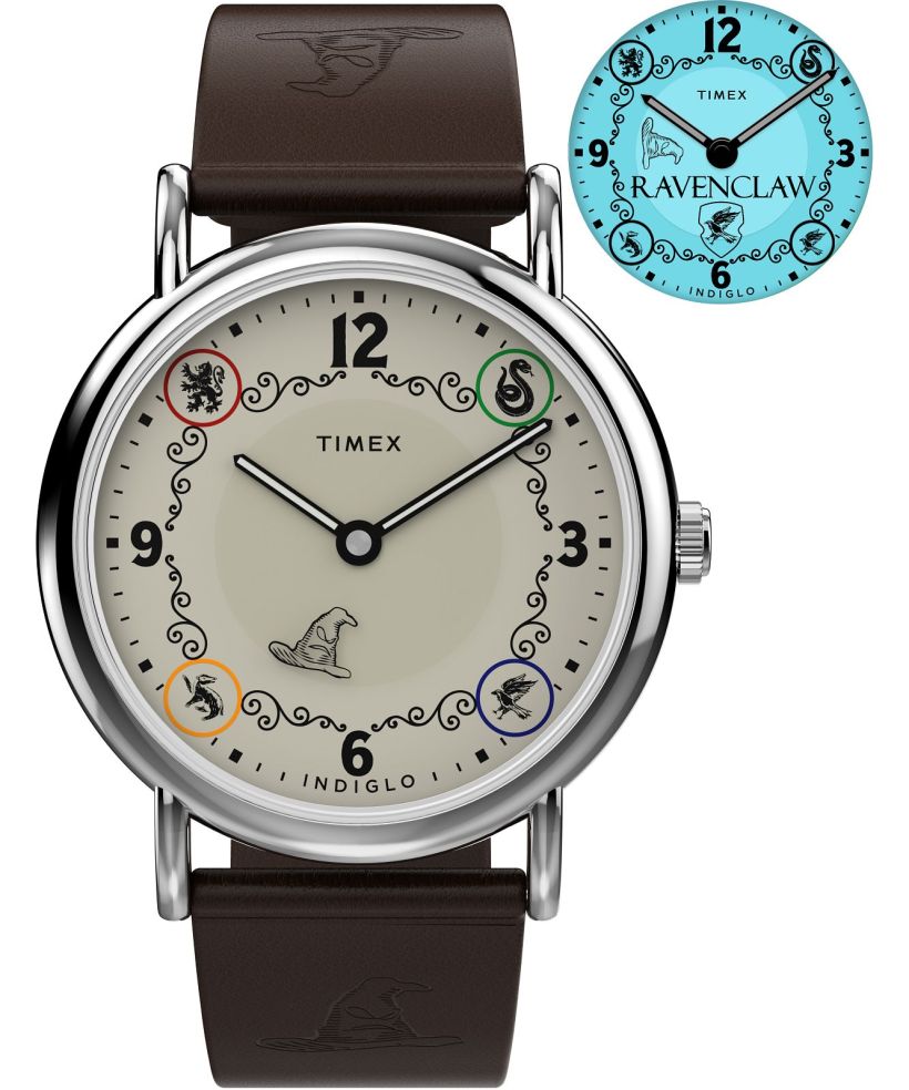 Reloj unisex Timex Harry Potter X Weekender Ravenclaw House 38mm Leather Strap