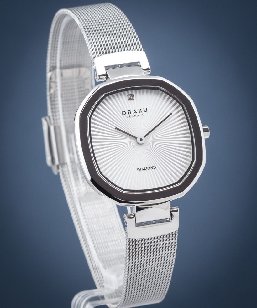 Reloj para mujeres Obaku Brilliant Steel Diamond