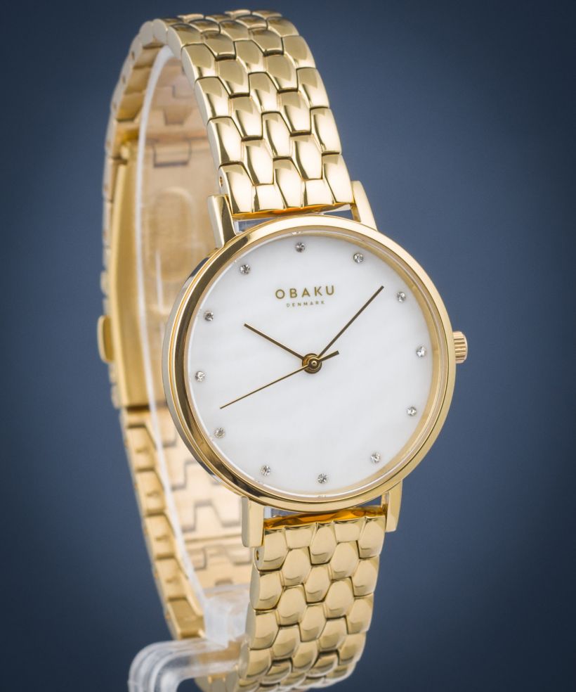 Reloj para mujeres Obaku Brink Lille Perlemor Cider