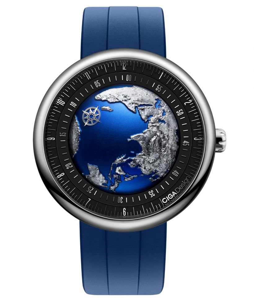 Reloj para hombres Ciga Design Blue Planet GPHG 2021 Titanium