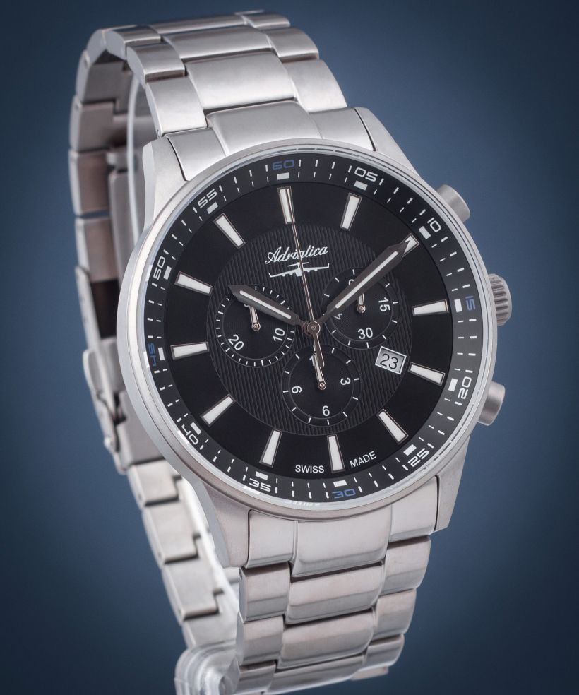 Reloj para hombres Adriatica Titanium Chronograph
