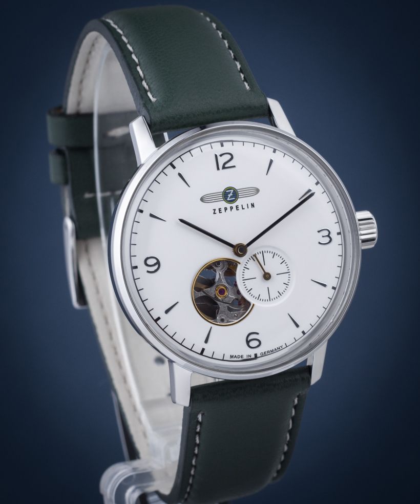 Reloj para hombres Zeppelin Hindenburg Open Heart Automatic