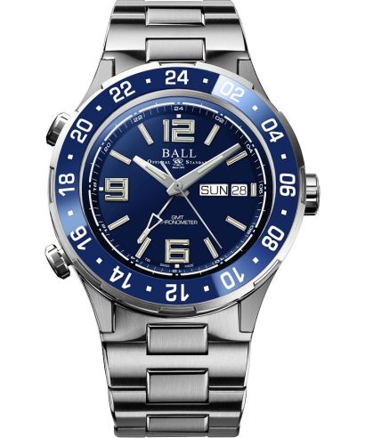 Reloj para hombres Ball Roadmaster Marine GMT Automatic Titanium Chronograph Limited Edition