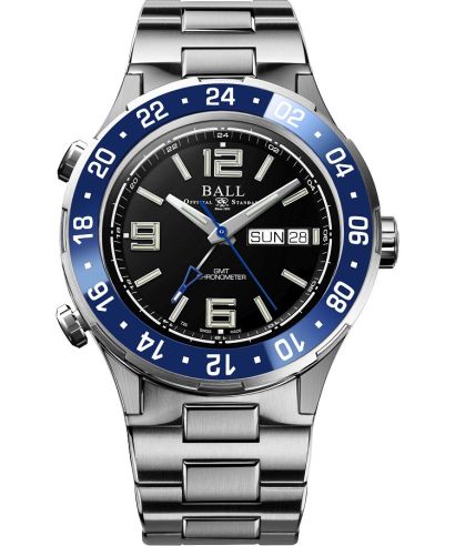 Reloj para hombres Ball Roadmaster Marine GMT Automatic Titanium Chronograph Limited Edition