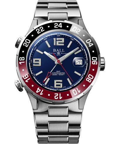 Reloj para hombres Ball Roadmaster Pilot GMT Automatic Titanium Chronograph Limited Edition