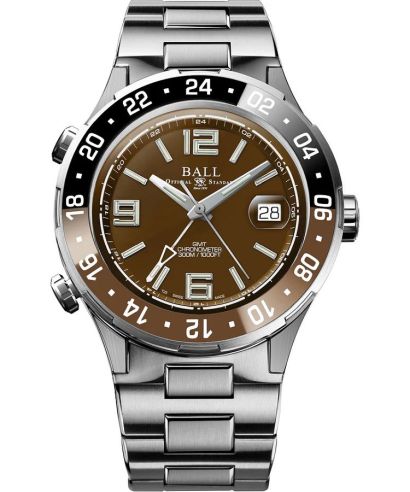 Reloj para hombres Ball Roadmaster Pilot GMT Automatic Titanium Chronograph Limited Edition