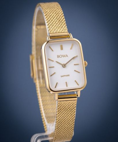 Reloj para mujeres BOWA Dubai White-Gold Mesh 20