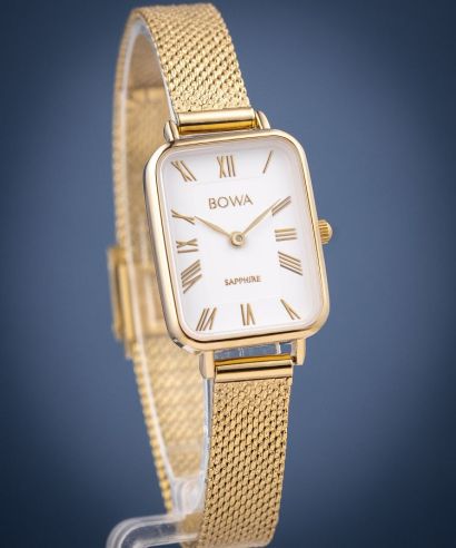 Reloj para mujeres BOWA Dubai White-Gold Mesh 20