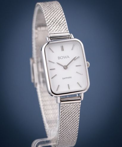 Reloj para mujeres BOWA Dubai White-Silver Mesh 20