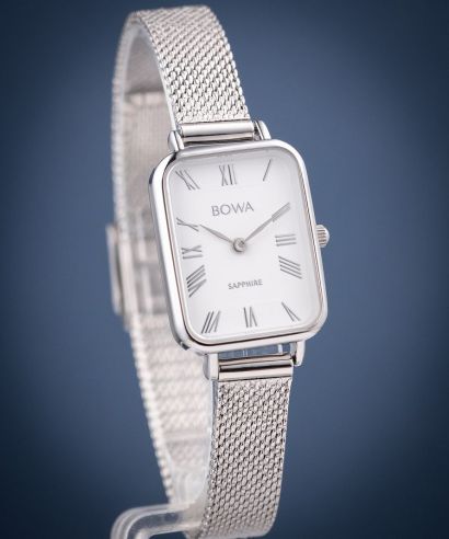 Reloj para mujeres BOWA Dubai White-Silver Mesh 20